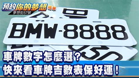 屬馬車牌號碼|車牌數字怎麼選，快來看車牌數字吉凶對照表